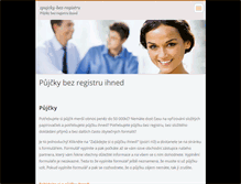 Tablet Screenshot of 1pujcky-bez-registru.webnode.cz