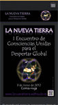 Mobile Screenshot of lanuevatierra.webnode.es