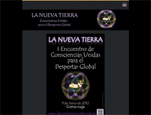 Tablet Screenshot of lanuevatierra.webnode.es