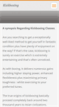 Mobile Screenshot of kickboxingclasses.webnode.com