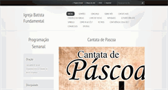 Desktop Screenshot of igrejabatistafundamental.webnode.com.br