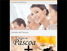 Tablet Screenshot of igrejabatistafundamental.webnode.com.br