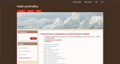 Desktop Screenshot of naseprednasky.webnode.sk