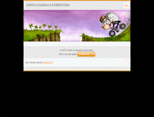 Tablet Screenshot of linguaeliteraturagalega.webnode.es