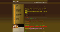 Desktop Screenshot of benjibox.webnode.cz