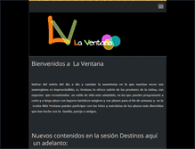 Tablet Screenshot of laventanaonline.webnode.es