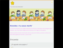 Tablet Screenshot of lacuncunaamarilla.webnode.es