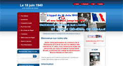 Desktop Screenshot of le18juin1940.webnode.fr