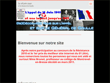 Tablet Screenshot of le18juin1940.webnode.fr