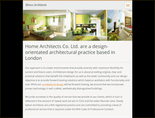 Tablet Screenshot of homearchitects.webnode.com