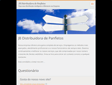 Tablet Screenshot of jbpanfletos.webnode.com.br