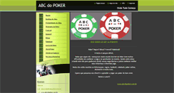 Desktop Screenshot of abcdopoker.webnode.com.br
