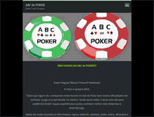 Tablet Screenshot of abcdopoker.webnode.com.br