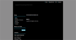 Desktop Screenshot of caparrosarquitectos.webnode.cl