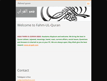 Tablet Screenshot of fahmul-quran.webnode.com