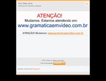 Tablet Screenshot of gramaticaemvideo.webnode.com.br