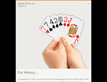 Tablet Screenshot of citizensfirecompanyno2.webnode.com