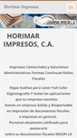 Mobile Screenshot of horimarimpresos.webnode.es