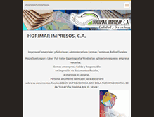 Tablet Screenshot of horimarimpresos.webnode.es