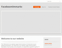 Tablet Screenshot of faceboomlmmarketing.webnode.com