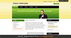 Desktop Screenshot of klebereletricista-com-br.webnode.com