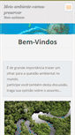 Mobile Screenshot of meio-ambiente-vamos-preservar.webnode.com.br