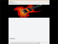 Tablet Screenshot of kytary-cz.webnode.cz
