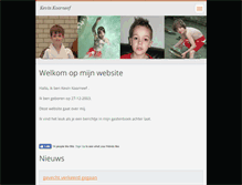 Tablet Screenshot of kevinkoorneef.webnode.nl