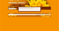 Desktop Screenshot of papousci-brouci.webnode.cz