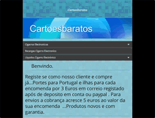 Tablet Screenshot of cartoesbaratos.webnode.pt