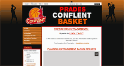 Desktop Screenshot of pradesconflentbasket.webnode.fr
