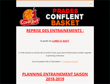 Tablet Screenshot of pradesconflentbasket.webnode.fr