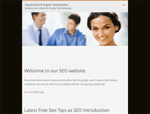 Tablet Screenshot of googleseo.webnode.com