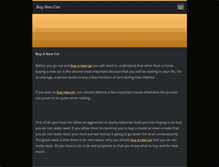 Tablet Screenshot of buynewcar.webnode.com