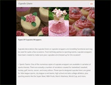 Tablet Screenshot of cupcakeliners.webnode.com