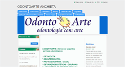 Desktop Screenshot of odontoarthes.webnode.com.br
