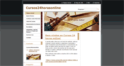 Desktop Screenshot of cursos24horasonline.webnode.com