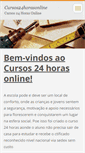 Mobile Screenshot of cursos24horasonline.webnode.com