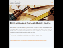 Tablet Screenshot of cursos24horasonline.webnode.com