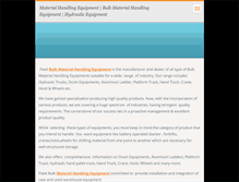 Tablet Screenshot of bulkmaterialhandlingequipment.webnode.com