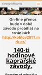 Mobile Screenshot of carpcupkoblov2012.webnode.cz