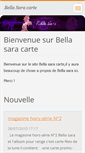 Mobile Screenshot of bella-sara-carte120.webnode.fr