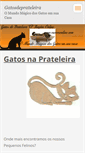 Mobile Screenshot of gatosdeprateleira.webnode.pt