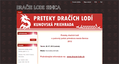Desktop Screenshot of dracie-lode.webnode.sk
