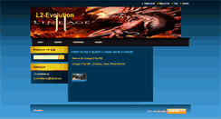 Desktop Screenshot of l2-evolution-on.webnode.com.br