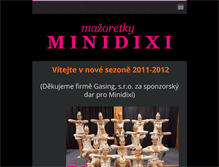 Tablet Screenshot of minidixi.webnode.cz