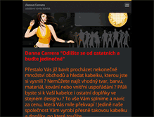 Tablet Screenshot of dannacarrera.webnode.cz