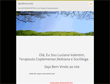 Tablet Screenshot of equilibriumvital.webnode.com.br