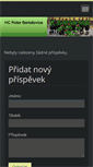 Mobile Screenshot of hc-bartosovice.webnode.cz