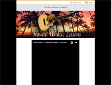 Tablet Screenshot of hawaiiukulelelessons.webnode.com